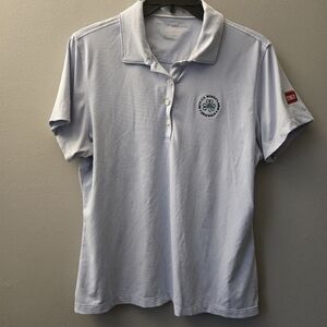 Peter Millar Women's U.S. 80th Open Striped Polo Performance Size Large